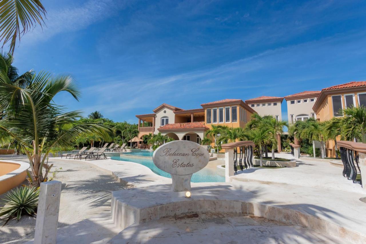 Belizean Cove Estates Luxury Beachfront Villa 圣佩德罗 外观 照片