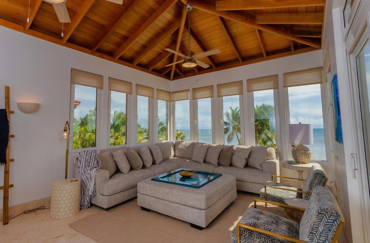 Belizean Cove Estates Luxury Beachfront Villa 圣佩德罗 外观 照片