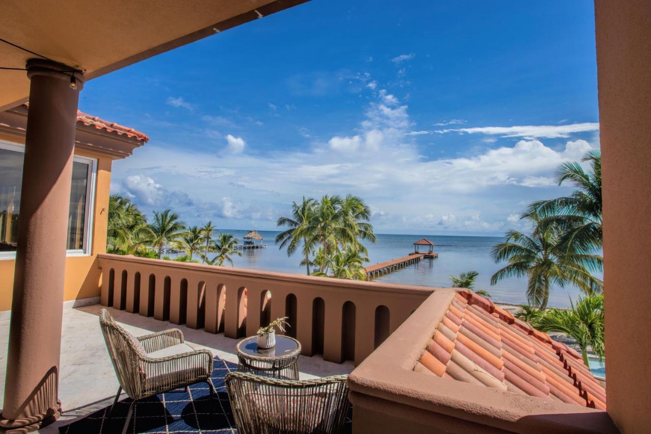 Belizean Cove Estates Luxury Beachfront Villa 圣佩德罗 外观 照片