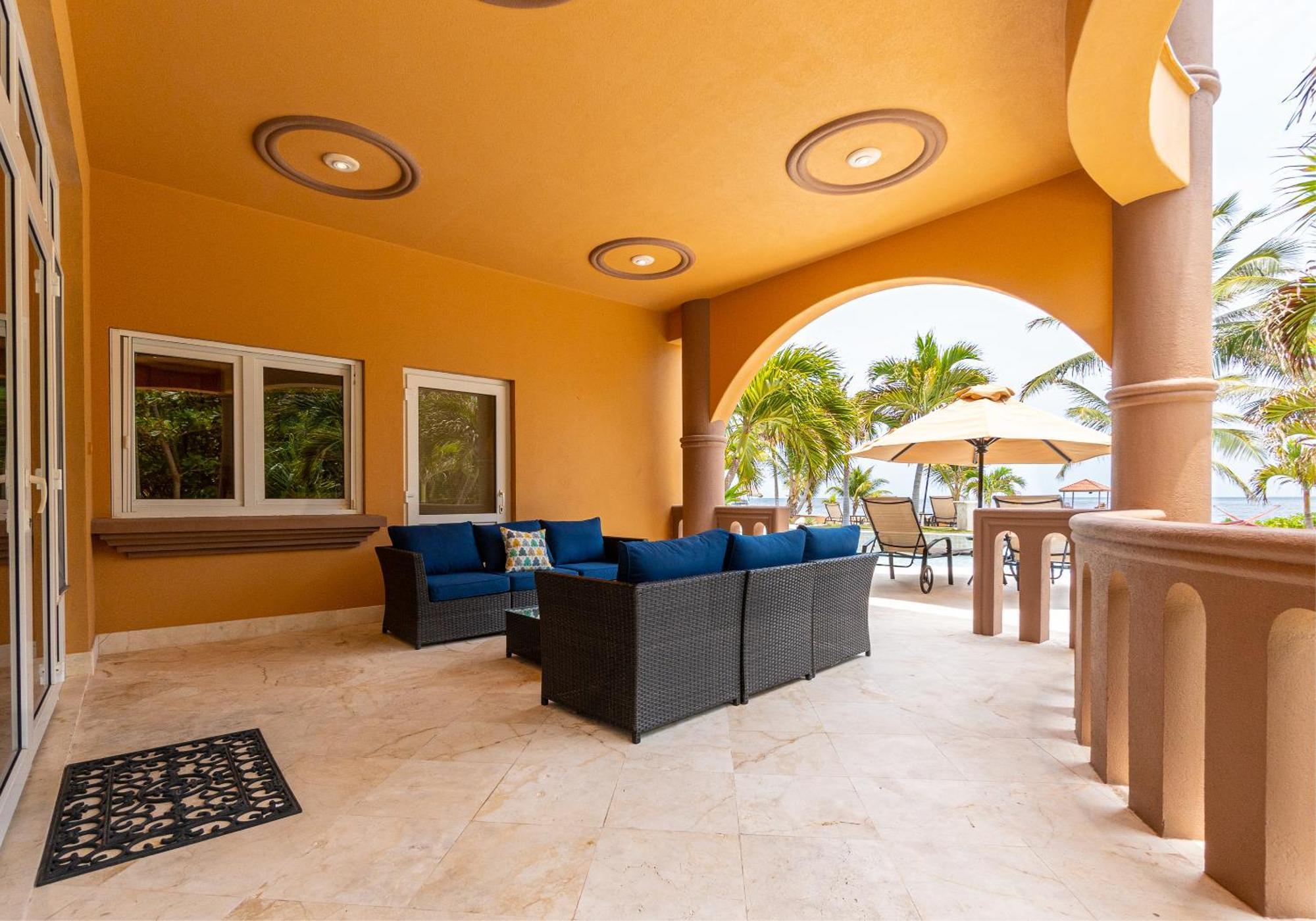 Belizean Cove Estates Luxury Beachfront Villa 圣佩德罗 外观 照片