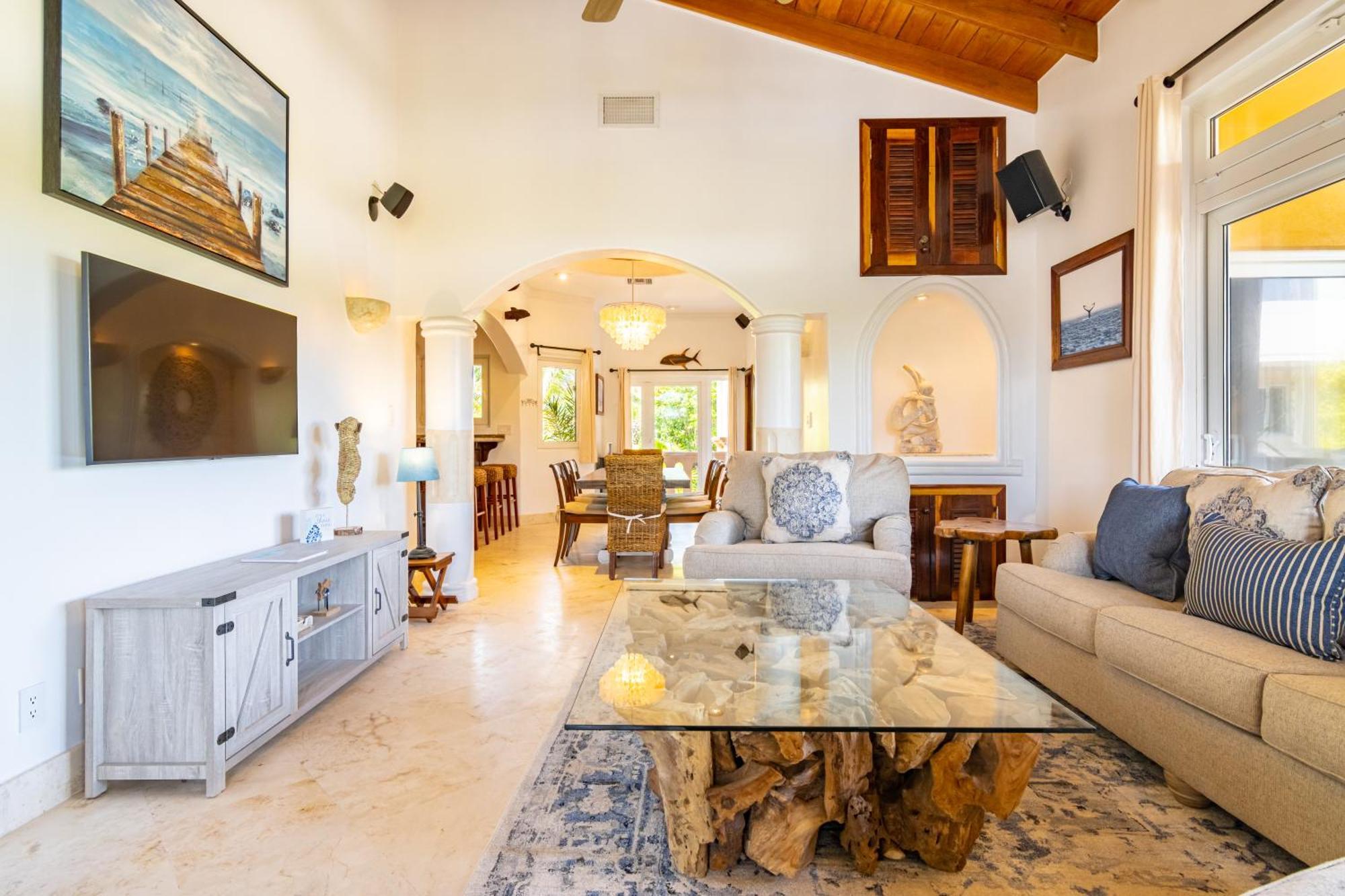 Belizean Cove Estates Luxury Beachfront Villa 圣佩德罗 外观 照片